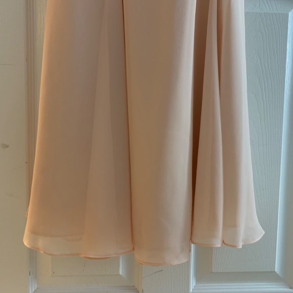 Azazie Carolina Dress in Pearl Pink - Picture 8 of 9